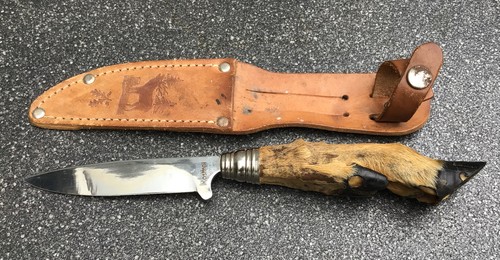 Altes jagdmesser rehpfote - ,,