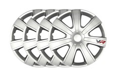 4x Radkappen Radblenden Radzierblenden VR Carbon Silber 16 Zoll Set für Toyota