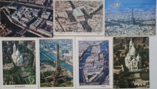 7 x Luftaufnahme PARIS