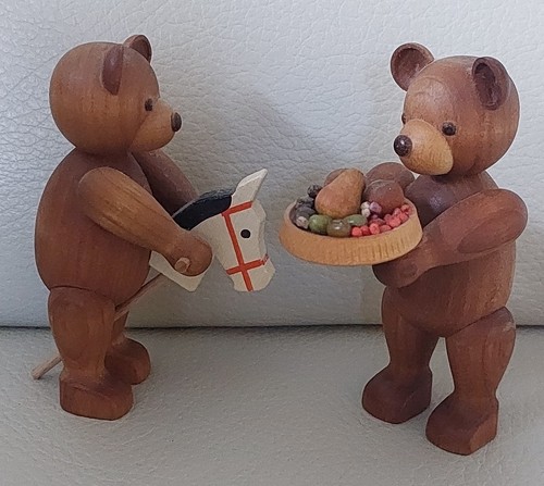 Volkskunst erzgebirge bär - volkskunst, x