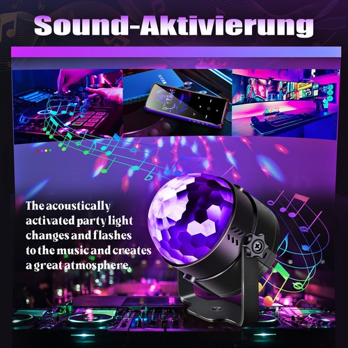 3led diskokugel - uv,