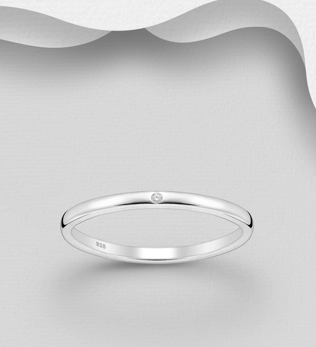 925 sterling silber ring - sterling, mit