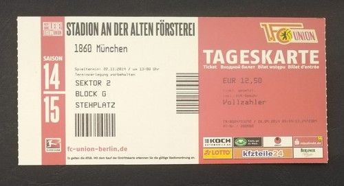 Ticket bundesliga 2014 15 - ticket,