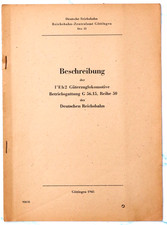 Bundesbahn-Kursbuch -Beschreibung Güterzugokomotive Reihe 50  Orig. von 1948