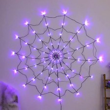 Halloween LED Spinnennetz