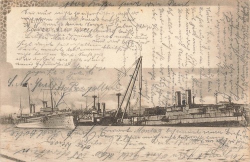 Stettin oderpartie vulcan - ak,