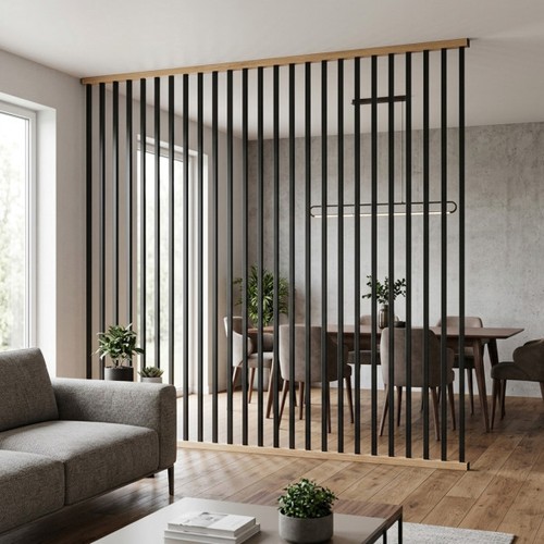Harfengeländer lamellen wand - harfengeländer,