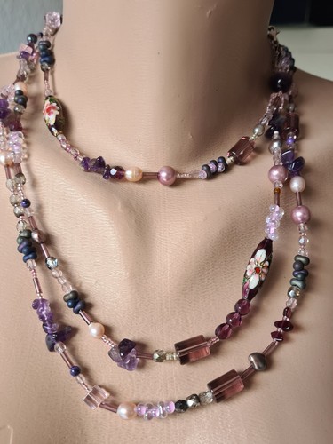 Xxl amethyst halskette - xxl,