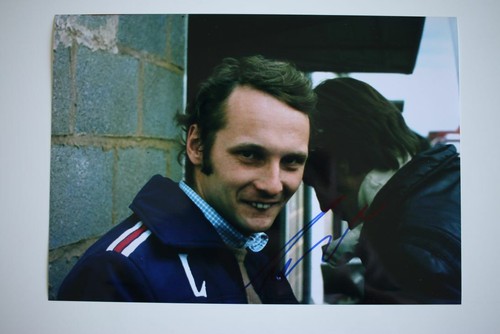Niki lauda signed 20x30cm foto - niki,