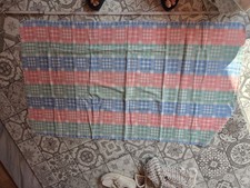 DDR GDR Babydecke Kinderwagen Wendedecke bunt 70iger Jahre