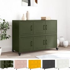 Metall Sideboard mit 4 Rollen