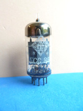 Röhre ECC85 Telefunken, geprüft - gute Werte - tube ECC 85 TFK
