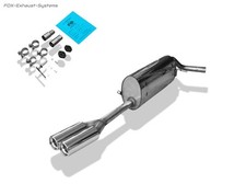  Edelstahl Sportauspuff Skoda