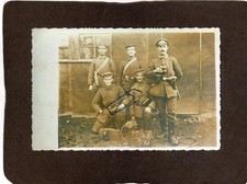 V8) Foto Soldaten mit MG Orden