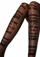 Strumpfhose SCHRIFTZÜGE