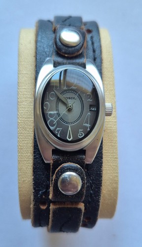 Fossil damen uhr mit - damen, schwarzem