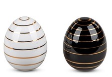 2er Set Deko Oster Eier MODERN