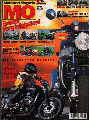 Zeitschrift motorrad 11 - mo,