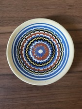 DDR Keramik kleiner Wandteller Unterteller Untersetzer ca. 11,5 cm