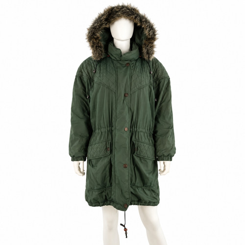Vintage grüner parka mantel - vintage,