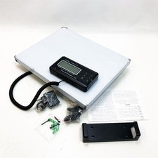 Digital Paketwaage, 300 kg Post-Plattformwaage Versandwaage Edelstahlplattform