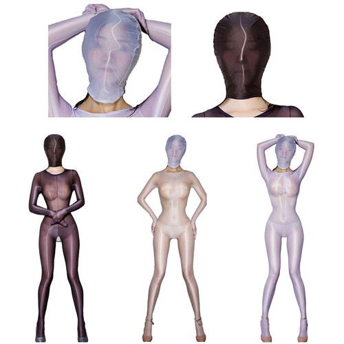 Damen catsuit glänzend - damen,