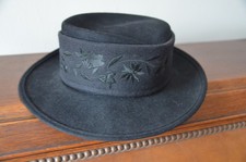 Hut Damen Velour Vintage