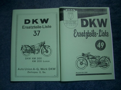 Ersatzteilliste dkw 200 - km,