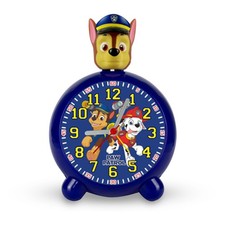 Analoger Kinder-Wecker mit PawPatrol Motiv, Chase & Marshall, Licht, Snooze