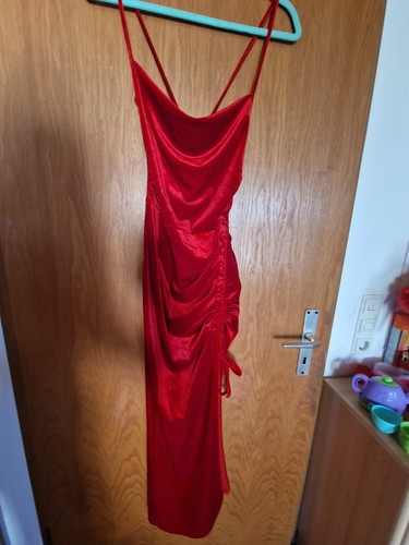 Rot samt kleid abendkleid - rot,