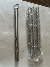 4x Edelstahl Brennerrohr