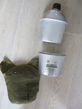 alte Alu- Militär Feldflasche Trikflasche