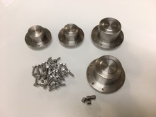 Edelstahl Naben für RC Blocher , Bruder Fendt 1050 RB Motoren