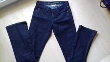 LEVI`S Mid-Rise Boot 553 Dark Blue-Denim-Jeans-Hose-Pants 2L/W26 Stretch neuw.