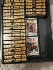 Alf Hörspiele Kassetten Sammlung mit Koffer