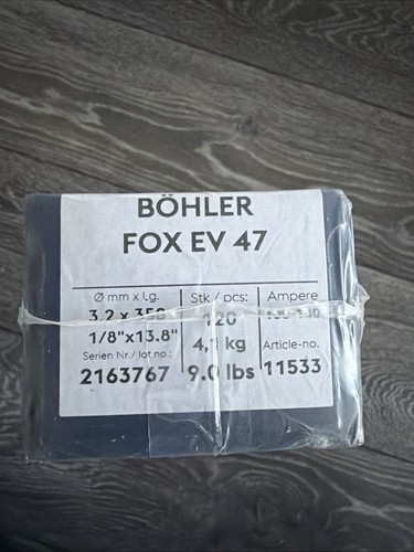 Schweisselektroden böhler fox - schweisselektroden,