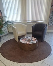 Teppich Rund Braun 2,25 Durchmesser