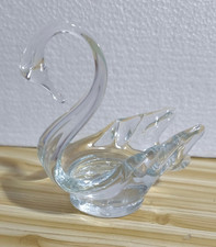 Glasschwan Seifenschale, Schmuckaufbewahrung, Ringlager etc.