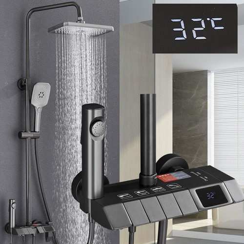 Led duschsystem duscharmatur - led,