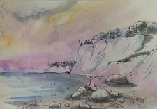 aquarell, original, signiert