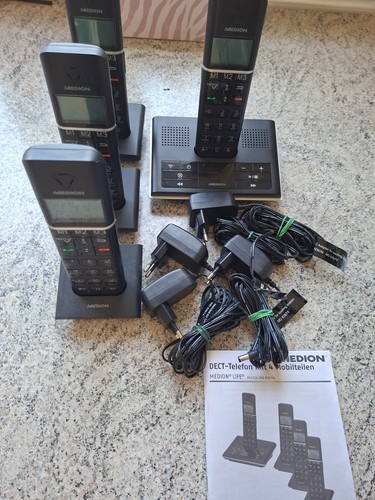 Dect telefon mit mobilteilen - mit, 4