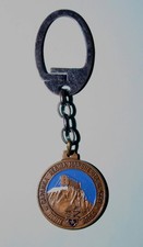 Bergsteiger Medaille Münze Anhänger Souvenir Monte Rosa CAI Berghütte Italien