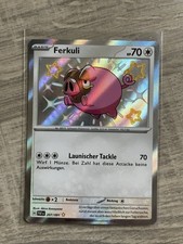 Pokemon Karte Ferkuli - 207/091 Paldeas Schicksale - Pokemon - Deutsch NM