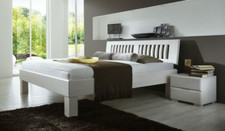 Komfortbett weiß lackiert