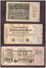 Papiergeld Deutsches Reich 3