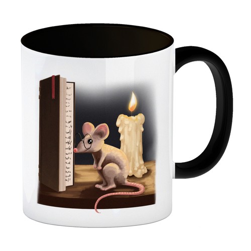 Leseratte und buch - leseratte,