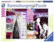 Ravensburger Style Collage New York City Puzzle 1000 Teile Erwachsene Skyline