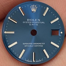 Rolex blaues Zifferblatt für