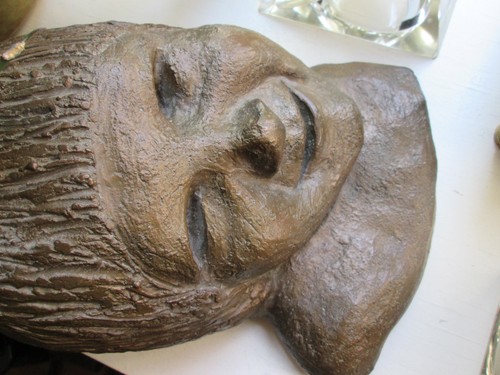Bronze skulptur relief - bronze,