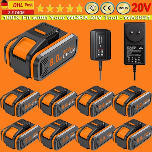 Für worx 8000mah 20v - für, max